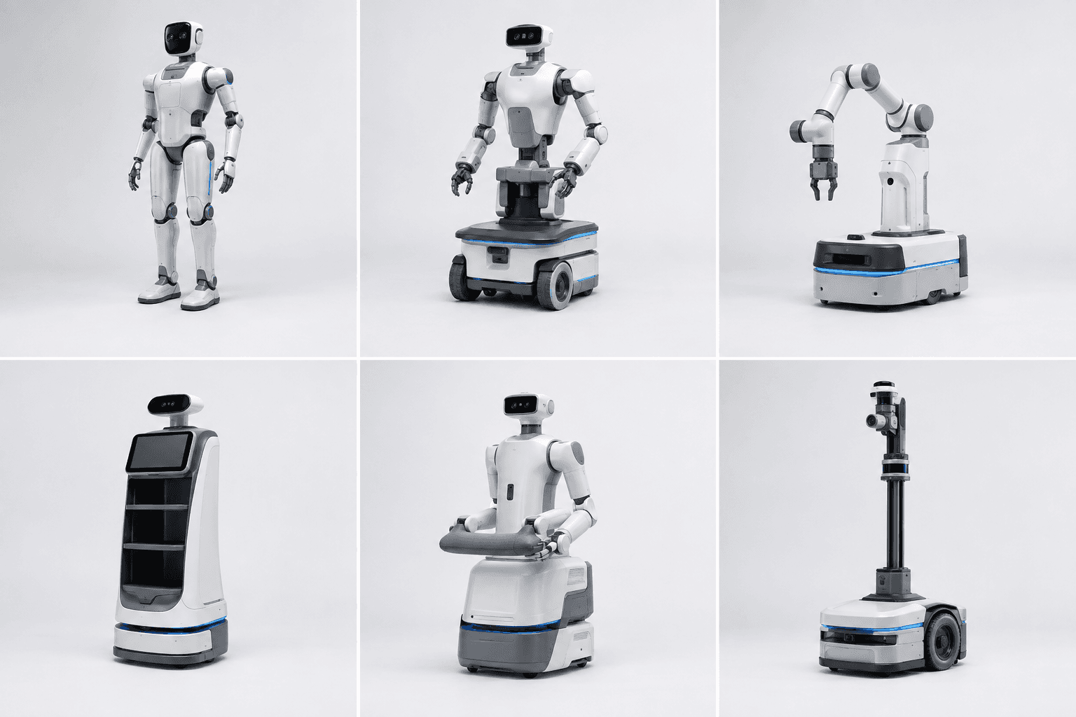 Multiple robotic platforms in an engineering environment